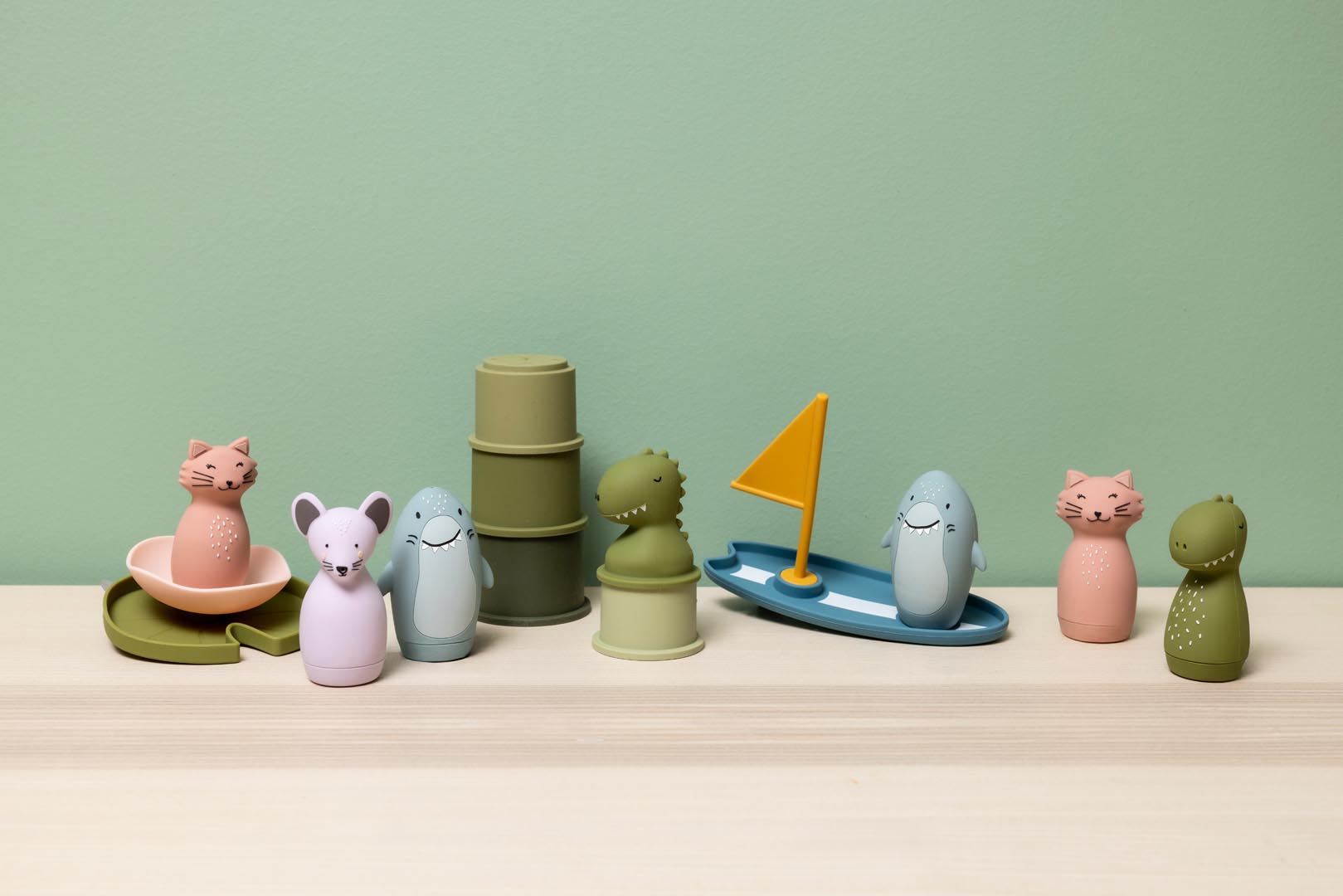 Flor flotante de juguete para el baño - Mrs. Cat